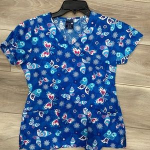 Zoe and Chloe Scrub Top